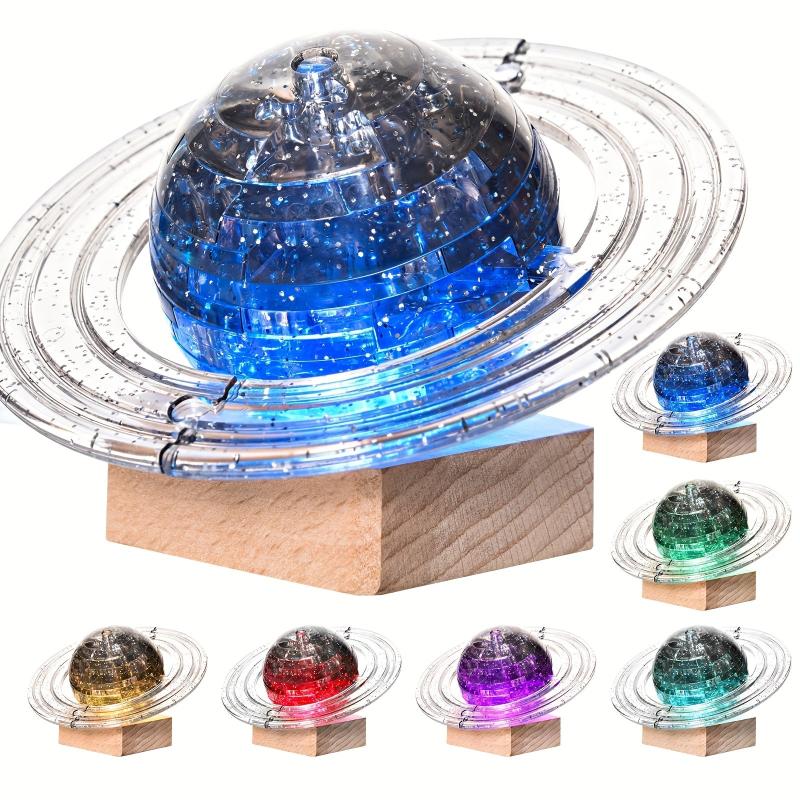 Gray Saturn 3D Puzzle Toy for Kids