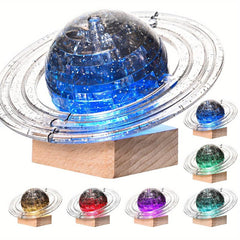 Gray Saturn 3D Puzzle Toy for Kids