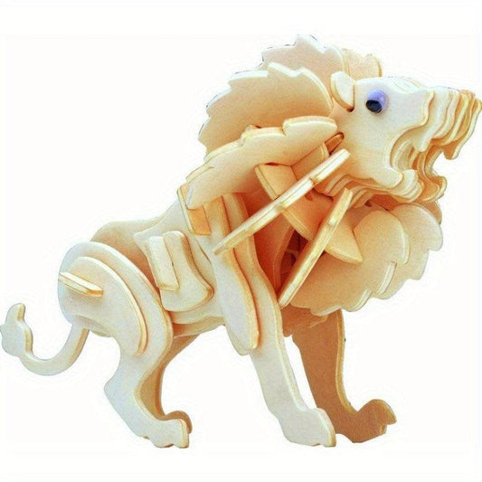 Wooden Dinosaur Puzzle for Early Childhood Education