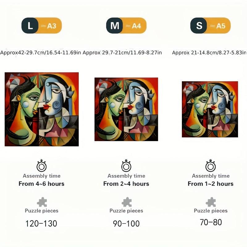 World Famous Painting Puzzle Set - Creative Party Game for Boys and Girls