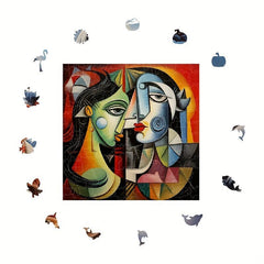 World Famous Painting Puzzle Set - Creative Party Game for Boys and Girls