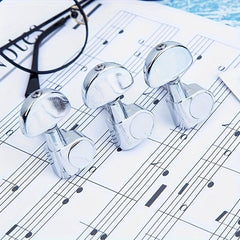 6pcs Guitar String Knobs Fully Closed Wooden Guitar Folk Guitar Knobs