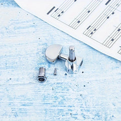 6pcs Guitar String Knobs Fully Closed Wooden Guitar Folk Guitar Knobs