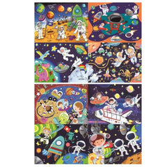 40 pc Dino Princess Car Paper Puzzle Educational Toy