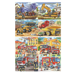 40 pc Dino Princess Car Paper Puzzle Educational Toy