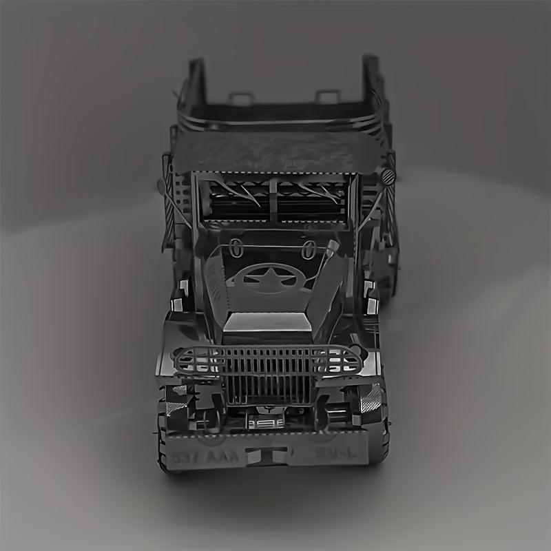 DIY Metal Toy Car Model 3D Game Puzzle Truck Model