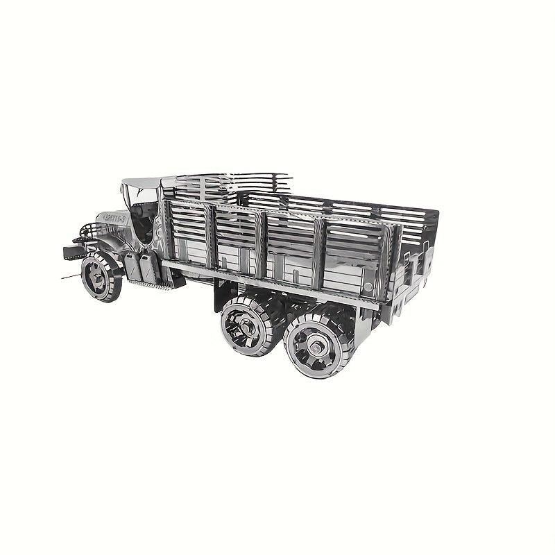 DIY Metal Toy Car Model 3D Game Puzzle Truck Model