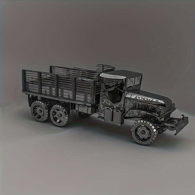 DIY Metal Toy Car Model 3D Game Puzzle Truck Model