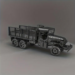 DIY Metal Toy Car Model 3D Game Puzzle Truck Model