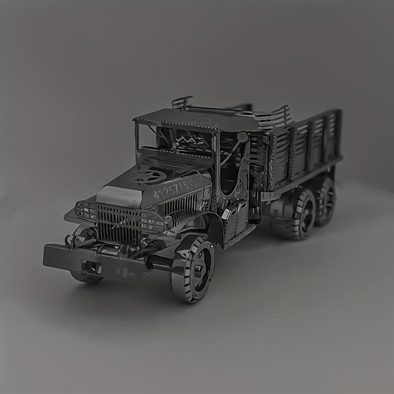 DIY Metal Toy Car Model 3D Game Puzzle Truck Model