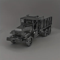 DIY Metal Toy Car Model 3D Game Puzzle Truck Model