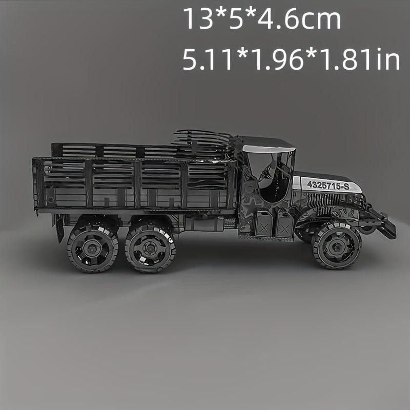 DIY Metal Toy Car Model 3D Game Puzzle Truck Model