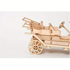 3D Wooden Puzzle Model Kits DIY Sailing Train Airplane