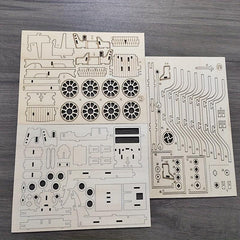 3D Wooden Puzzle Model Kits DIY Sailing Train Airplane