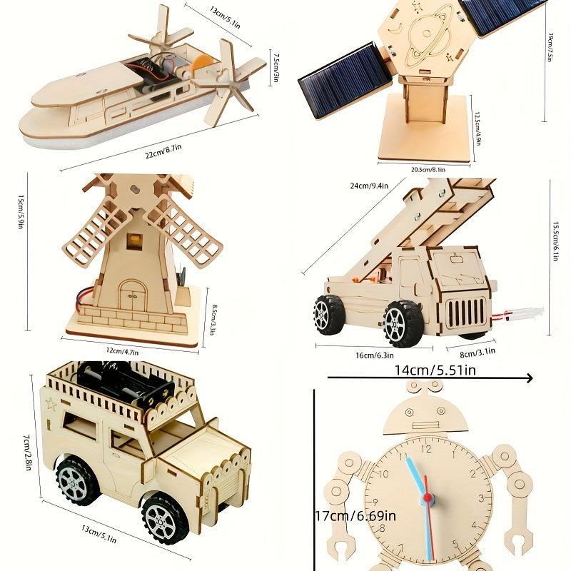 1pc Student DIY Technology Toy Classroom Making Material Semi-finished Toy