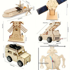 1pc Student DIY Technology Toy Classroom Making Material Semi-finished Toy