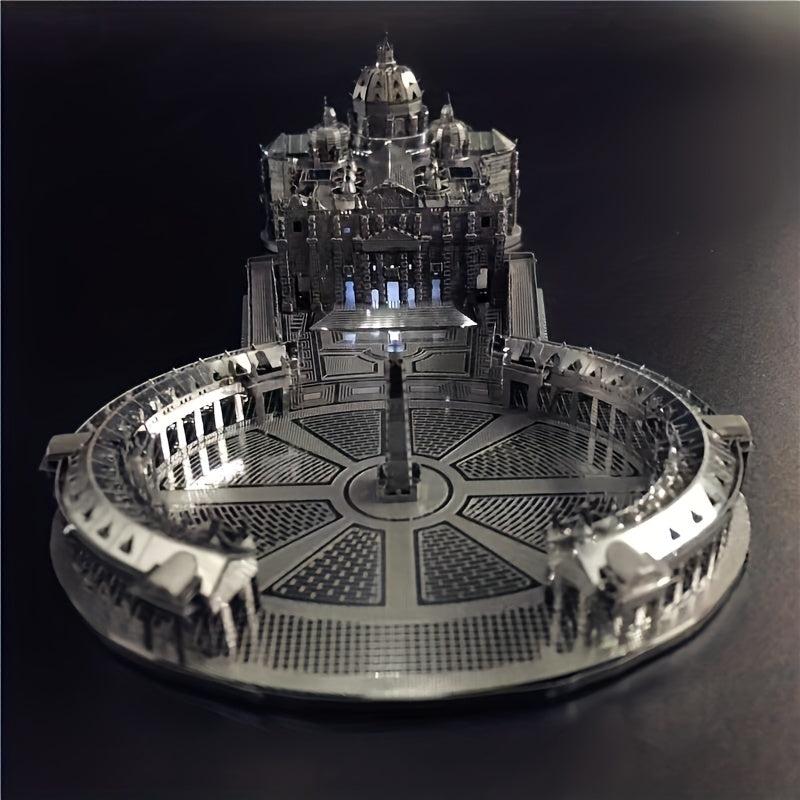 Metal Assembled Toy Castle Model 3D St Peter's Church Hand Model