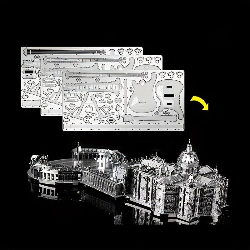 Metal Assembled Toy Castle Model 3D St Peter's Church Hand Model