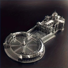 Metal Assembled Toy Castle Model 3D St Peter's Church Hand Model