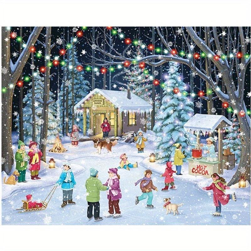 1000 pc Christmas Puzzle Paper Puzzle Stress Relief Toys