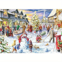 1000 pc Christmas Puzzle Paper Puzzle Stress Relief Toys