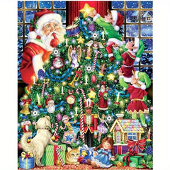 1000 pc Christmas Puzzle Paper Puzzle Stress Relief Toys