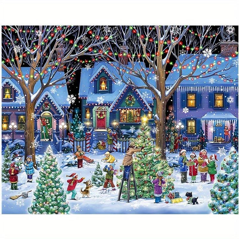 1000 pc Christmas Puzzle Paper Puzzle Stress Relief Toys