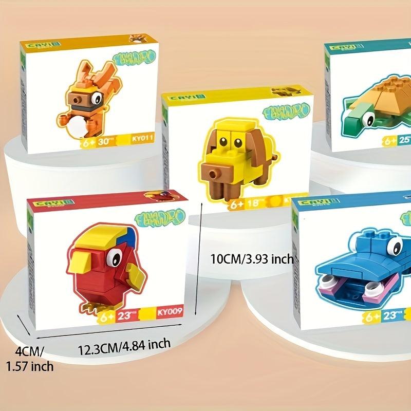 Animal Models Educational Puzzles Building Blocks Toys