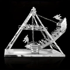 Metal 3D Puzzle Viking Pirate DIY Playground Building Gift