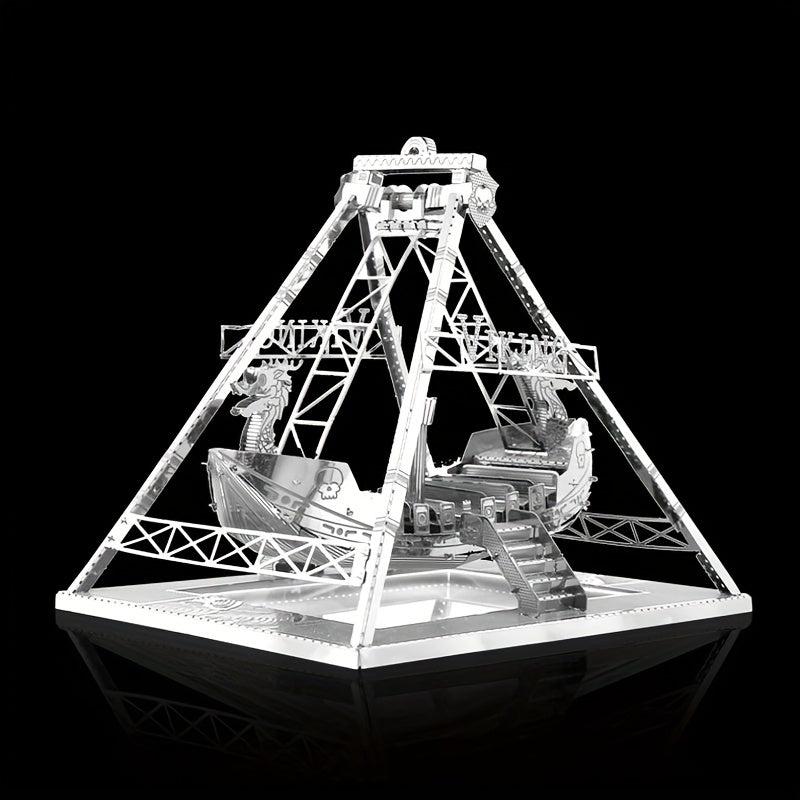 Metal 3D Puzzle Viking Pirate DIY Playground Building Gift