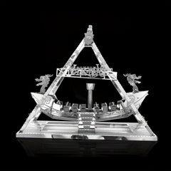 Metal 3D Puzzle Viking Pirate DIY Playground Building Gift