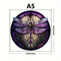 Dragonfly Window Wooden Puzzle Advanced Players