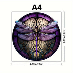 Dragonfly Window Wooden Puzzle Advanced Players