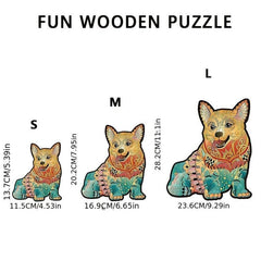 Wood Puzzle Jigsaw Creative Irregular Shaped