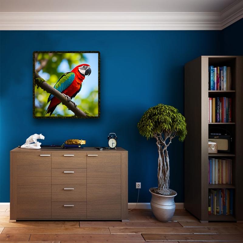 Parrot Wooden Jigsaw Puzzle Irregular Shape Focus Exercise Christmas Gift