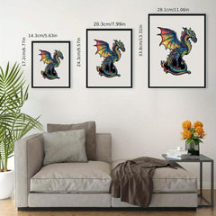 Flying Dragon Wooden Puzzle Decompression Toy Home Decoration Painting