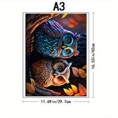Halloween Owl Wooden Puzzles - Unique Shape High Puzzles