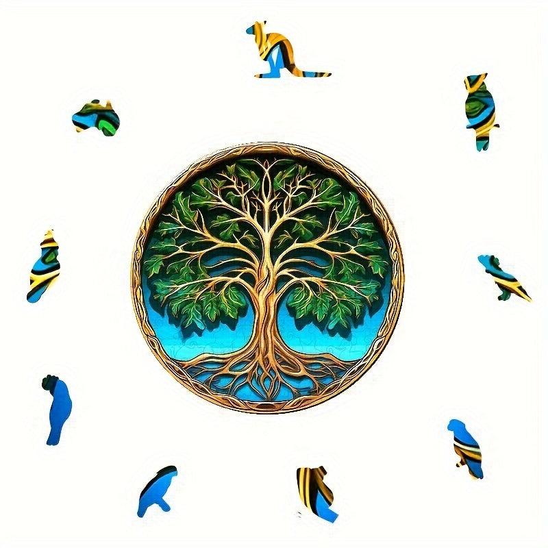 Lucky Tree Advanced Player Wooden Puzzle - Various Special Shapes