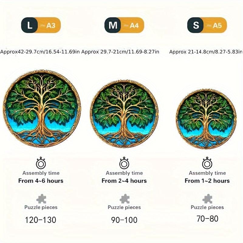 Lucky Tree Advanced Player Wooden Puzzle - Various Special Shapes