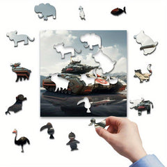 Tank Puzzle Exercise Thinking Ability Christmas Gift for Family Activities
