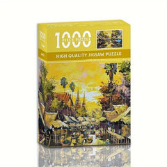 1000 Pc Mini Puzzle Pieces For Adult Stress Relief High Difficulty Puzzle Gift