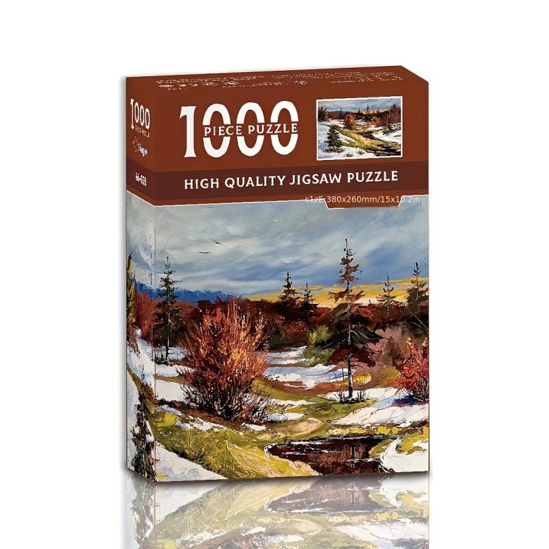 1000 Pc Mini Puzzle Pieces For Adult Stress Relief High Difficulty Puzzle Gift