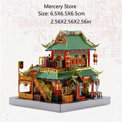 Stainless Steel Glue 3D DIY Puzzle Chinese Style Model Educational Toys