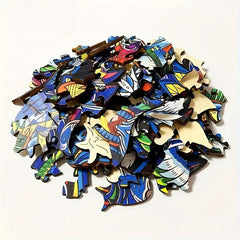 Funny Wooden Elephant Puzzle - Creative Jigsaw for Adults