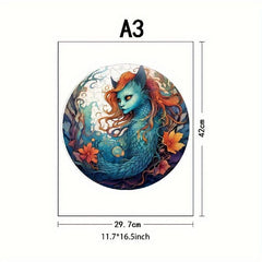 Cat Advanced Player Wooden Puzzle Creative Various Special Shapes Adult Creative