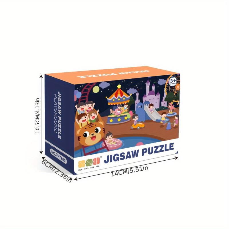 Animal Party Puzzle 24 Pieces Educational Cartoon 2mm Thickness