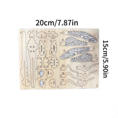 3D Wooden Insect Puzzle Model DIY Assembled Gift Toy