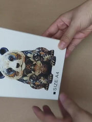 Panda Animals Wooden Jigsaw Puzzles - Unique Irregular Shaped Puzzles