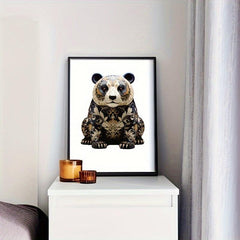 Panda Animals Wooden Jigsaw Puzzles - Unique Irregular Shaped Puzzles