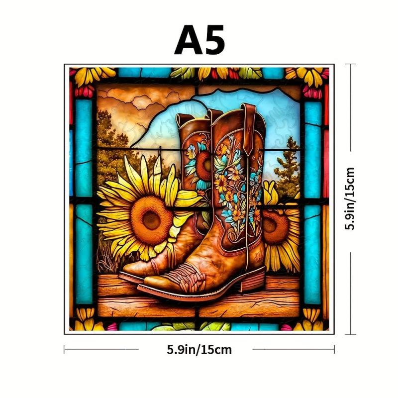Magic Boot Wooden Puzzle Irregular Animal Shaped Gift